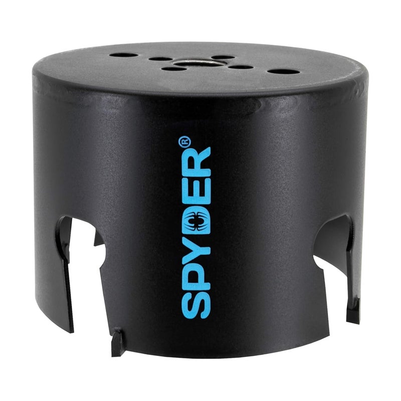 Spyder 3-5/8-Inch Diameter Carbide Tipped Hole Saw, for Fiber Cement Board, Wood, PVC, Plastic, Concrete Block, Ceramic Tile, and More (600039CF) - Image 1